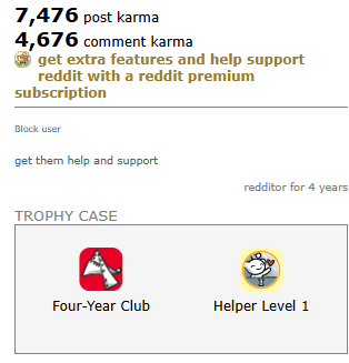 REDDIT ACCOUNT with 12152 karma, Post KARMA 7476 and Comment Karma 4676, 4 years 3 months